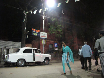 The young girl in Calcutta - a Photographic Art Artowrk by Laetitia Guillou